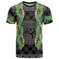 Hawai'i Paniolo Maile Twisted Lei T Shirt Obsidian Black