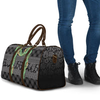 Hawai'i Paniolo Maile Twisted Lei Travel Bag Obsidian Black