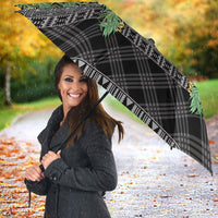 Hawai'i Paniolo Maile Twisted Lei Umbrella Obsidian Black