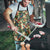 New Zealand Christmas Apron Romantic Tui Birds on Pohutukawa - Ivory - Polynesian Pride
