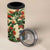 New Zealand Christmas 4 in 1 Can Cooler Tumbler Romantic Tui Birds on Pohutukawa - Ivory - Polynesian Pride
