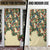 New Zealand Christmas Door Cover Romantic Tui Birds on Pohutukawa - Ivory - Polynesian Pride