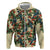 New Zealand Christmas Hoodie Romantic Tui Birds on Pohutukawa - Ivory - Polynesian Pride