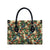 New Zealand Christmas Leather Bag Romantic Tui Birds on Pohutukawa - Ivory - Polynesian Pride