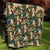 New Zealand Christmas Quilt Romantic Tui Birds on Pohutukawa - Ivory - Polynesian Pride