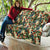 New Zealand Christmas Quilt Romantic Tui Birds on Pohutukawa - Ivory - Polynesian Pride
