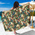 New Zealand Christmas Sarong Romantic Tui Birds on Pohutukawa - Ivory - Polynesian Pride