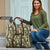 New Zealand Christmas Travel Bag Romantic Tui Birds on Pohutukawa - Ivory - Polynesian Pride