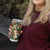 New Zealand Christmas Tumbler Cup Romantic Tui Birds on Pohutukawa - Ivory - Polynesian Pride