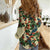 New Zealand Christmas Women Casual Shirt Romantic Tui Birds on Pohutukawa - Ivory - Polynesian Pride