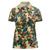 New Zealand Christmas Women Polo Shirt Romantic Tui Birds on Pohutukawa - Ivory - Polynesian Pride
