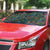 New Zealand Christmas Auto Sun Shade Romantic Tui Birds on Pohutukawa - Cobalt - Polynesian Pride