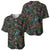 New Zealand Christmas Baseball Jersey Romantic Tui Birds on Pohutukawa - Cobalt - Polynesian Pride
