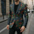 New Zealand Christmas Blazer Romantic Tui Birds on Pohutukawa - Cobalt - Polynesian Pride