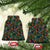 New Zealand Christmas Ceramic Ornament Romantic Tui Birds on Pohutukawa - Cobalt - Polynesian Pride