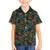 New Zealand Christmas Family Matching Off The Shoulder Long Sleeve Dress and Hawaiian Shirt Romantic Tui Birds on Pohutukawa - Cobalt - Polynesian Pride