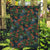 New Zealand Christmas Garden Flag Romantic Tui Birds on Pohutukawa - Cobalt - Polynesian Pride