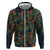 New Zealand Christmas Hoodie Romantic Tui Birds on Pohutukawa - Cobalt - Polynesian Pride