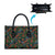 New Zealand Christmas Leather Bag Romantic Tui Birds on Pohutukawa - Cobalt - Polynesian Pride