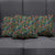 New Zealand Christmas Pillow Cover Romantic Tui Birds on Pohutukawa - Cobalt - Polynesian Pride