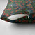 New Zealand Christmas Pillow Cover Romantic Tui Birds on Pohutukawa - Cobalt - Polynesian Pride