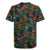 New Zealand Christmas Rugby Jersey Romantic Tui Birds on Pohutukawa - Cobalt - Polynesian Pride