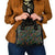 New Zealand Christmas Shoulder Handbag Romantic Tui Birds on Pohutukawa - Cobalt - Polynesian Pride