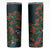 New Zealand Christmas Skinny Tumbler Romantic Tui Birds on Pohutukawa - Cobalt - Polynesian Pride