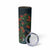 New Zealand Christmas Skinny Tumbler Romantic Tui Birds on Pohutukawa - Cobalt - Polynesian Pride