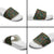 New Zealand Christmas Slide Sandals Romantic Tui Birds on Pohutukawa - Cobalt - Polynesian Pride