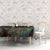 New Zealand Christmas Tablecloth Romantic Tui Birds on Pohutukawa - Cobalt - Polynesian Pride