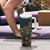 New Zealand Christmas Tumbler With Handle Romantic Tui Birds on Pohutukawa - Cobalt - Polynesian Pride