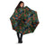 New Zealand Christmas Umbrella Romantic Tui Birds on Pohutukawa - Cobalt - Polynesian Pride
