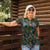 New Zealand Christmas Women Polo Shirt Romantic Tui Birds on Pohutukawa - Cobalt - Polynesian Pride