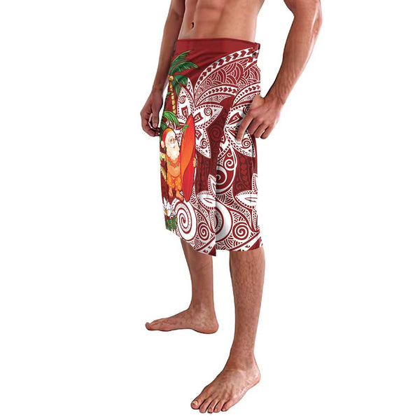 Polynesian Masi Kesa Red Style Lavalava LT9 main image 1