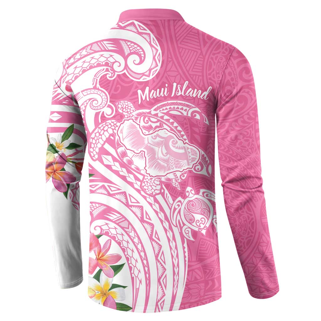 Aloha Maui Island Personalized Button Sweatshirt Rose Dreamy Turtle