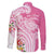 Aloha Maui Island Personalized Family Matching Short Sleeve Bodycon Dress and Hawaiian Shirt Rose Dreamy Turtle
