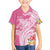 Aloha Maui Island Personalized Family Matching Short Sleeve Bodycon Dress and Hawaiian Shirt Rose Dreamy Turtle