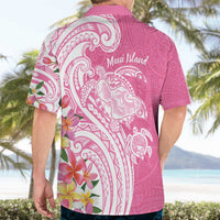 Aloha Maui Island Personalized Hawaiian Shirt Rose Dreamy Turtle