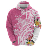 Aloha Maui Island Personalized Hoodie Rose Dreamy Turtle