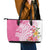 Aloha Maui Island Personalized Leather Tote Bag Rose Dreamy Turtle