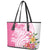 Aloha Maui Island Personalized Leather Tote Bag Rose Dreamy Turtle
