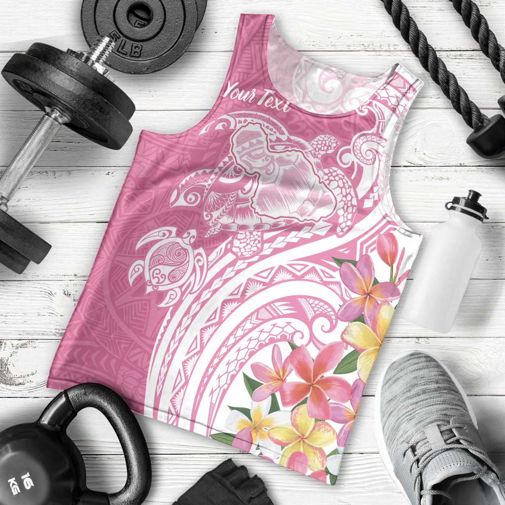 Aloha Maui Island Personalized Men Tank Top Rose Dreamy Turtle