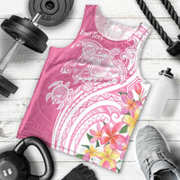 Aloha Maui Island Personalized Men Tank Top Rose Dreamy Turtle