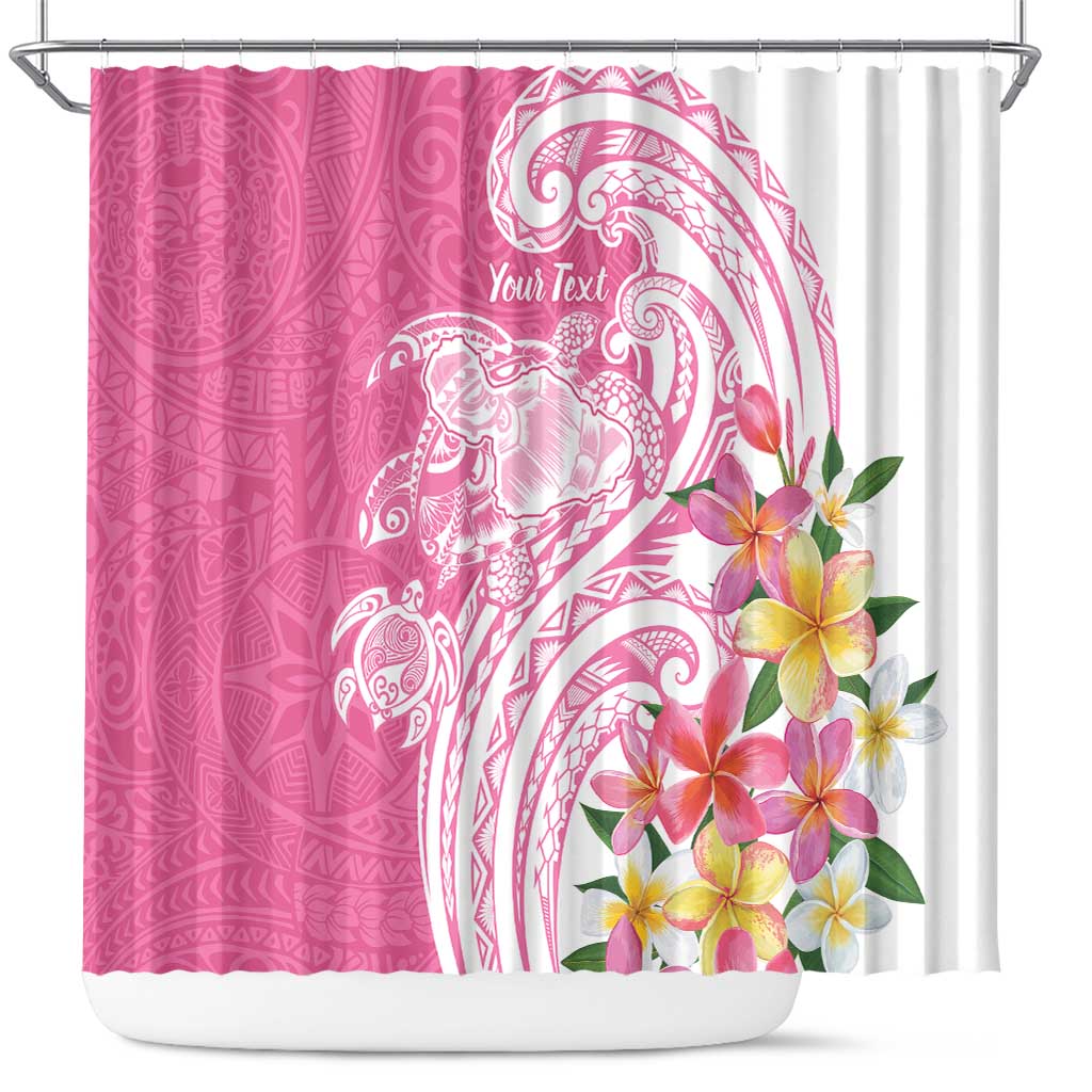 Aloha Maui Island Personalized Shower Curtain Rose Dreamy Turtle LT7 Rose Pink - Polynesian Pride