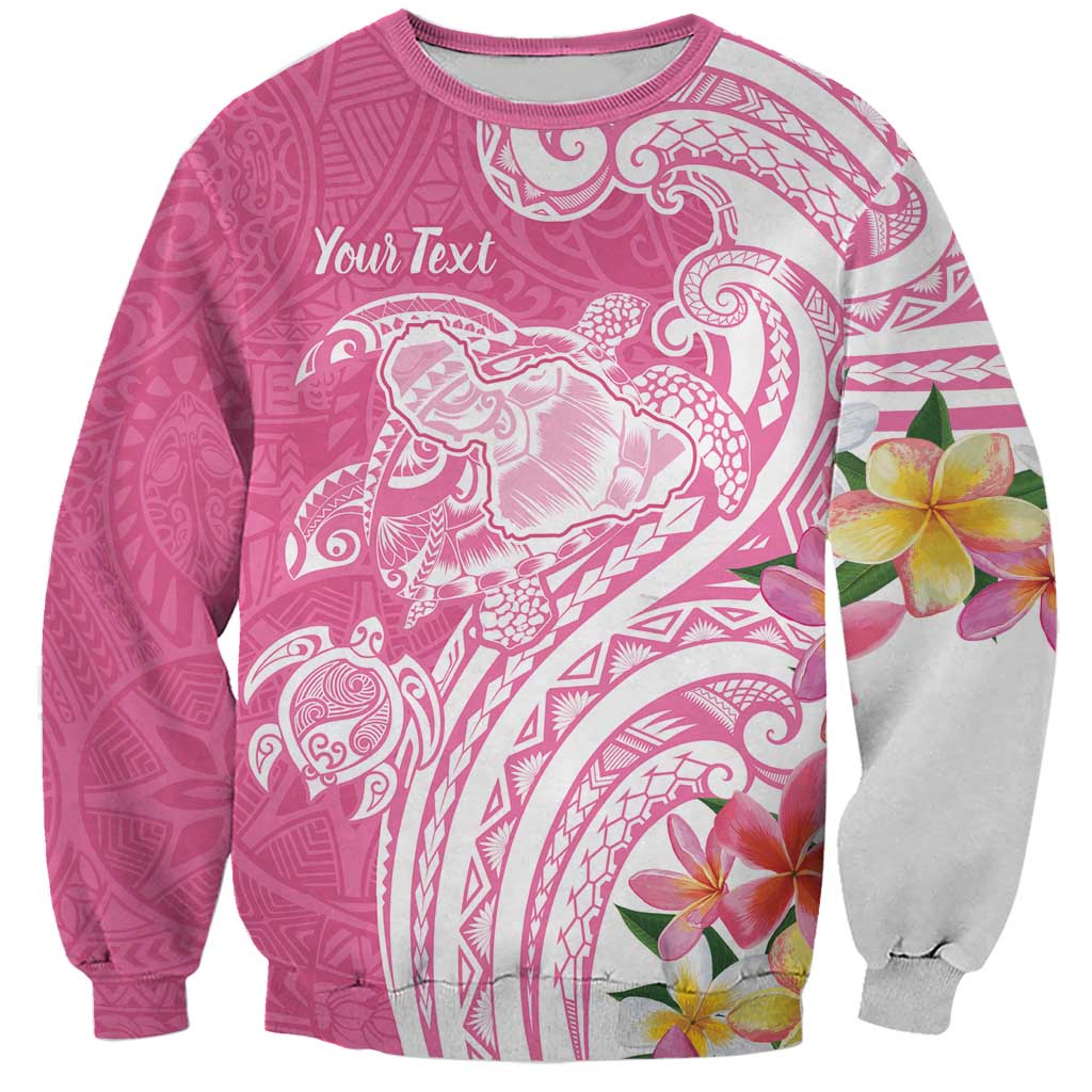 Aloha Maui Island Personalized Sweatshirt Rose Dreamy Turtle
