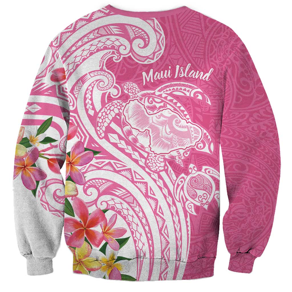 Aloha Maui Island Personalized Sweatshirt Rose Dreamy Turtle