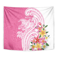 Aloha Maui Island Personalized Tapestry Rose Dreamy Turtle