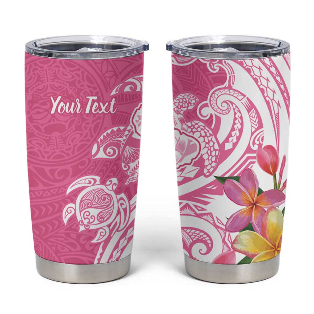 Aloha Maui Island Personalized Tumbler Cup Rose Dreamy Turtle LT7 Rose Pink - Polynesian Pride