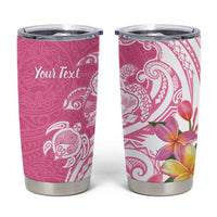 Aloha Maui Island Personalized Tumbler Cup Rose Dreamy Turtle LT7 Rose Pink - Polynesian Pride